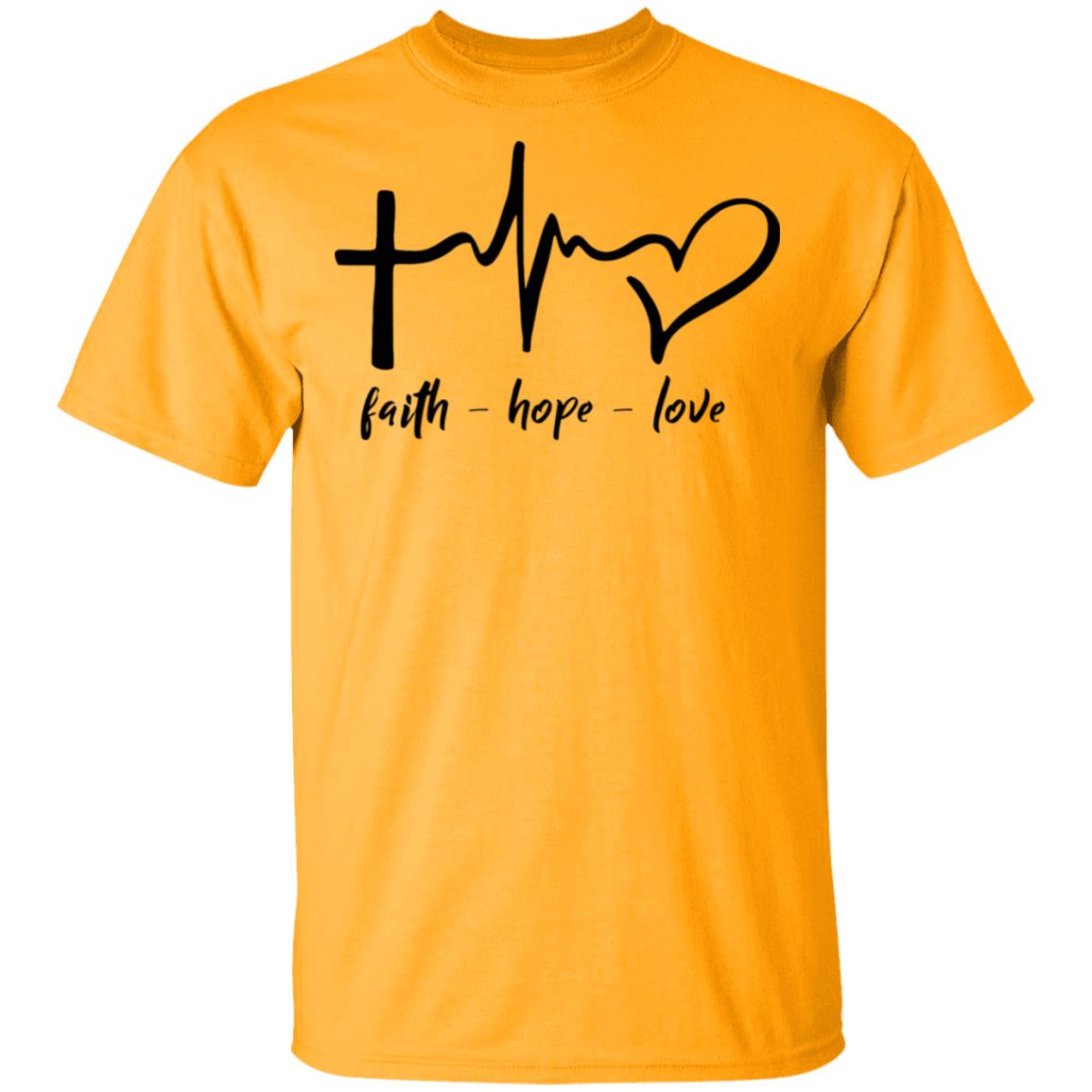 faith hope love shirt white hoodie t shirt - Teechipus