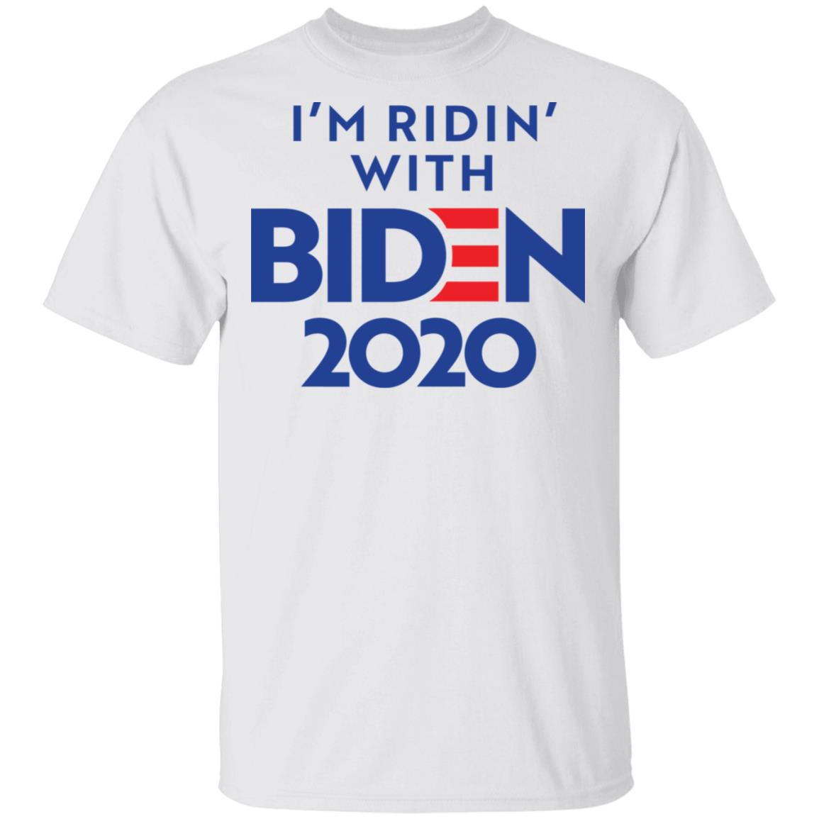 ridin with biden shirt white hoodie t shirt - Teechipus