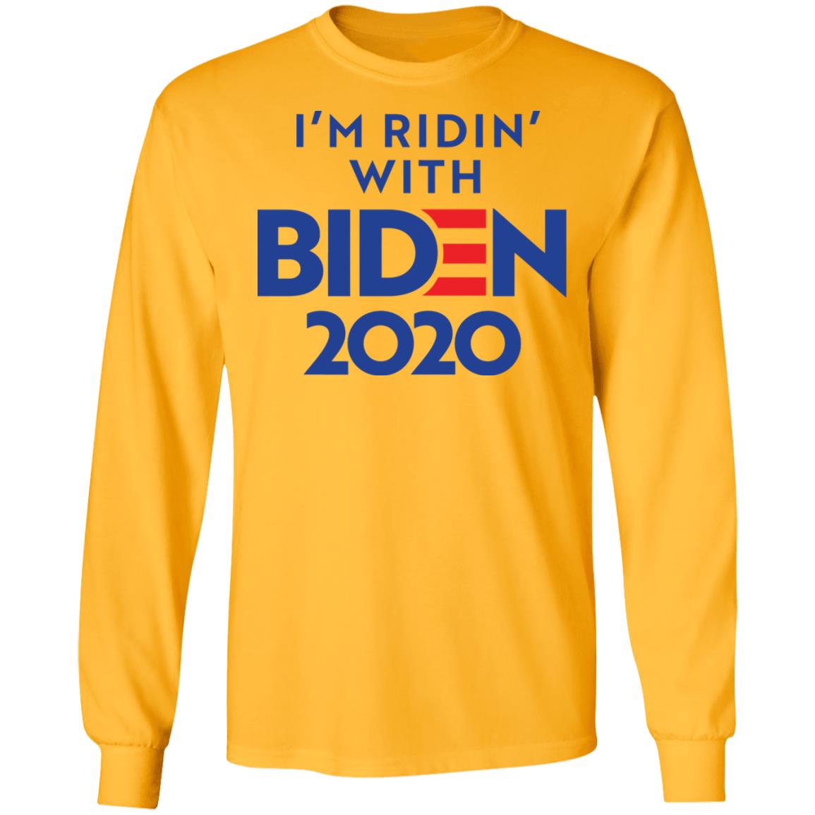 ridin with biden shirt white hoodie t shirt - Teechipus