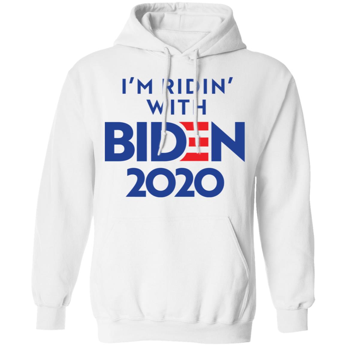 ridin with biden shirt white hoodie t shirt - Teechipus