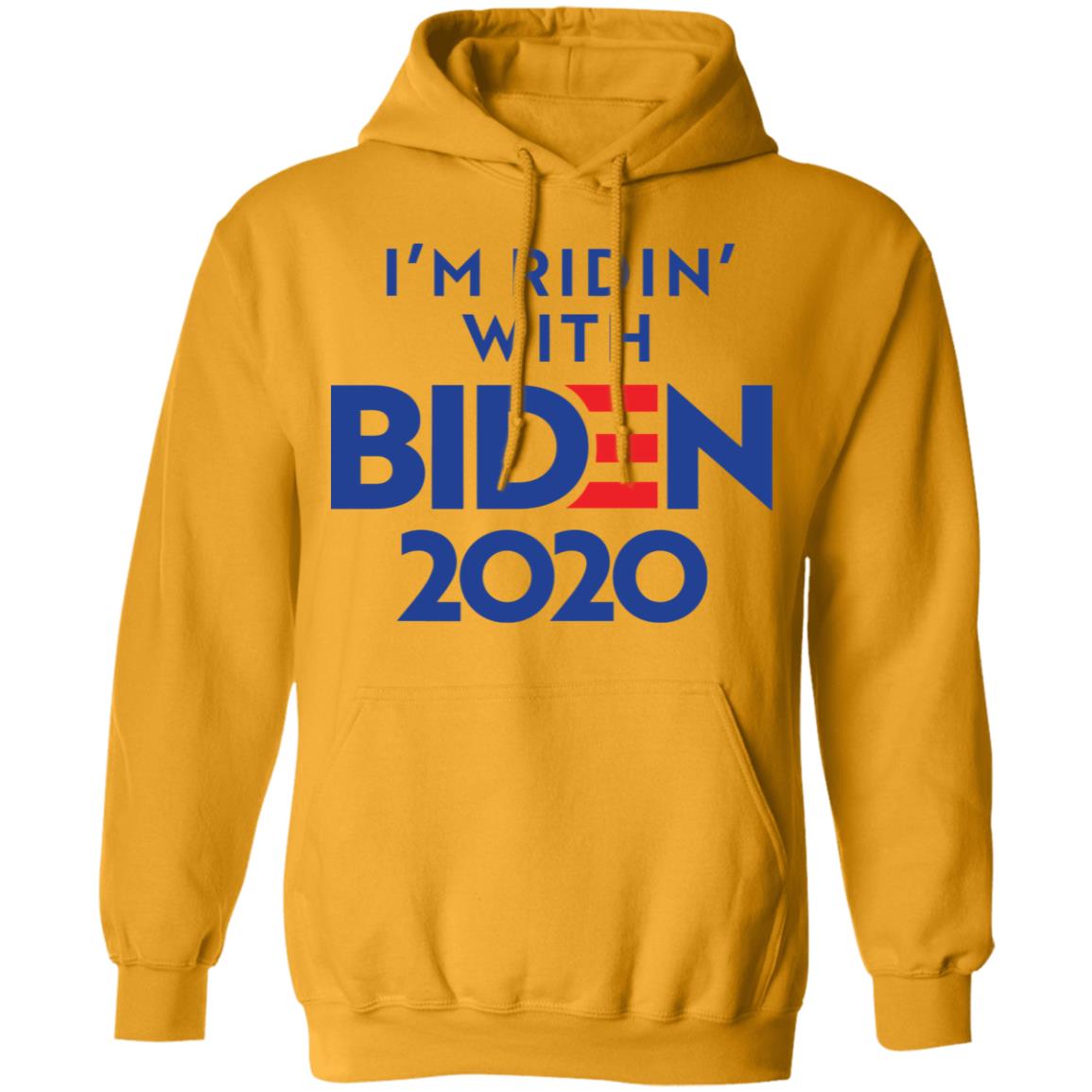 ridin with biden shirt white hoodie t shirt - Teechipus
