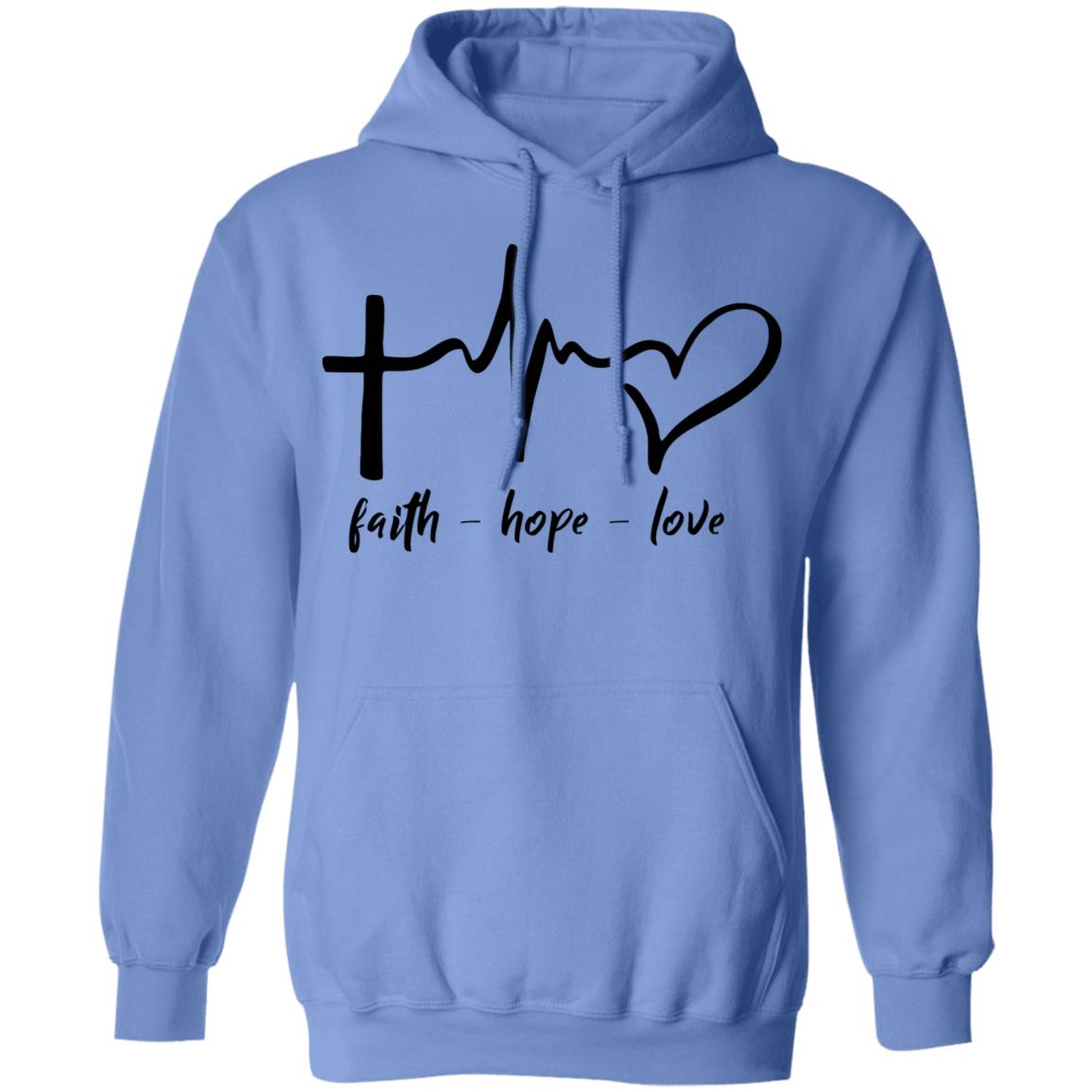 faith hope love shirt white hoodie t shirt - Teechipus