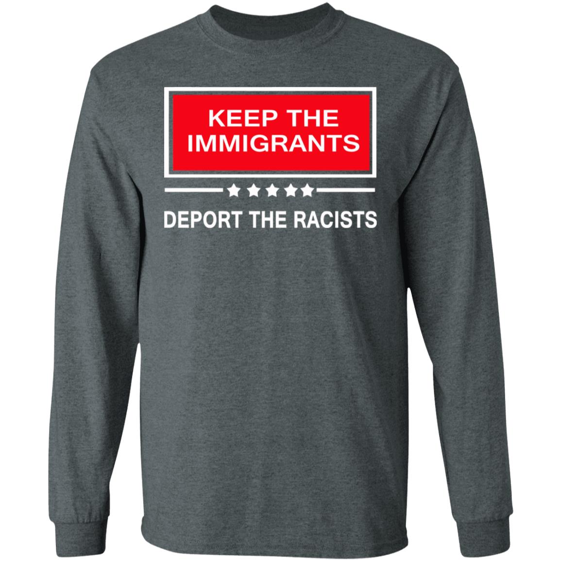 keep the immigrants shirt black hoodie t shirt - Teechipus