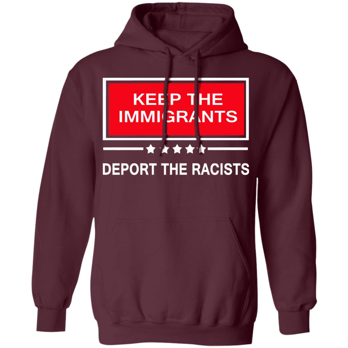 keep the immigrants shirt black hoodie t shirt - Teechipus