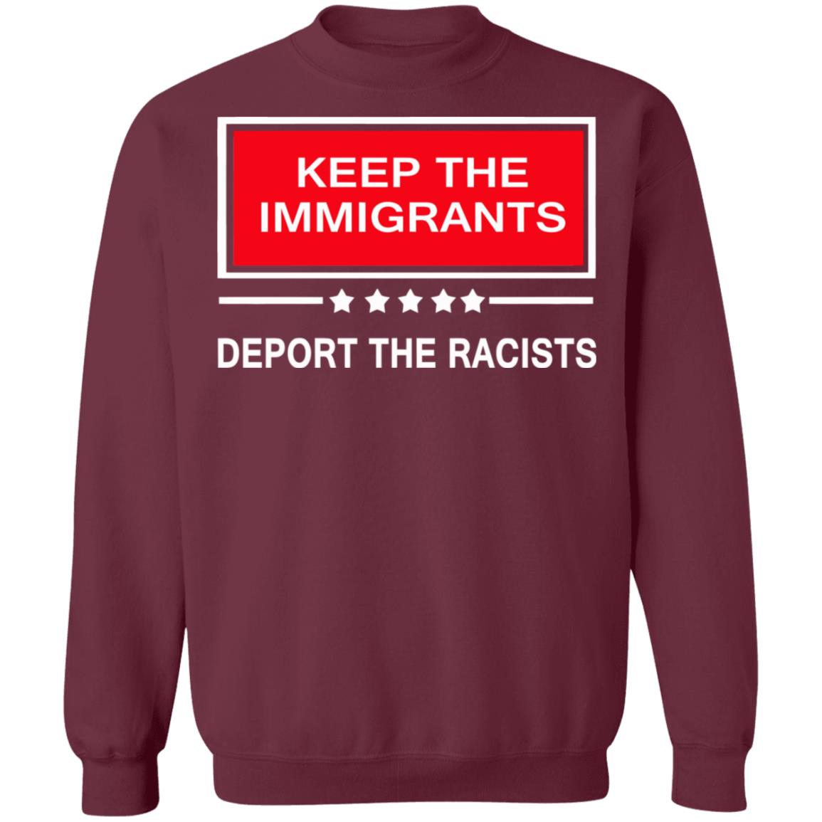 keep the immigrants shirt black hoodie t shirt - Teechipus