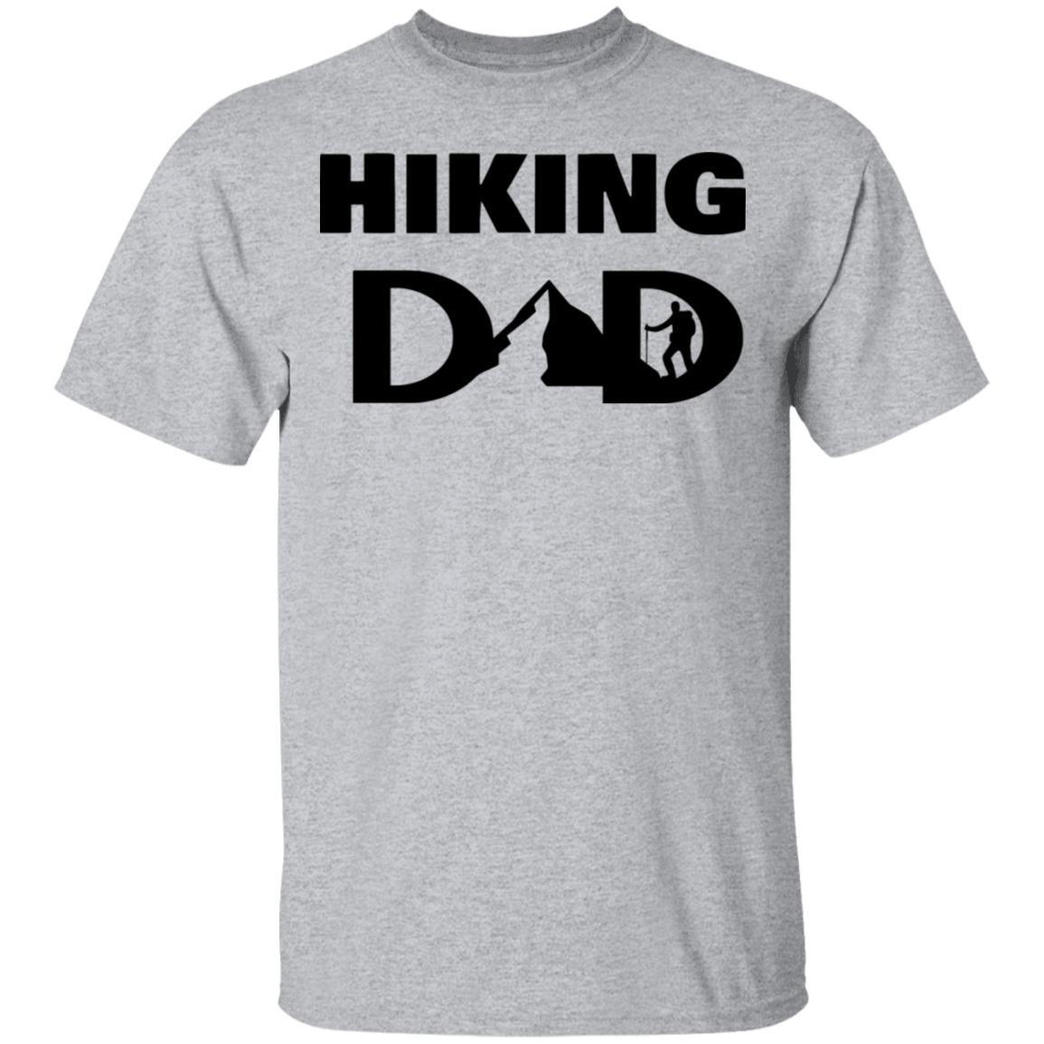 hiking dad t shirt fathers day t shirt white hoodie - Teechipus