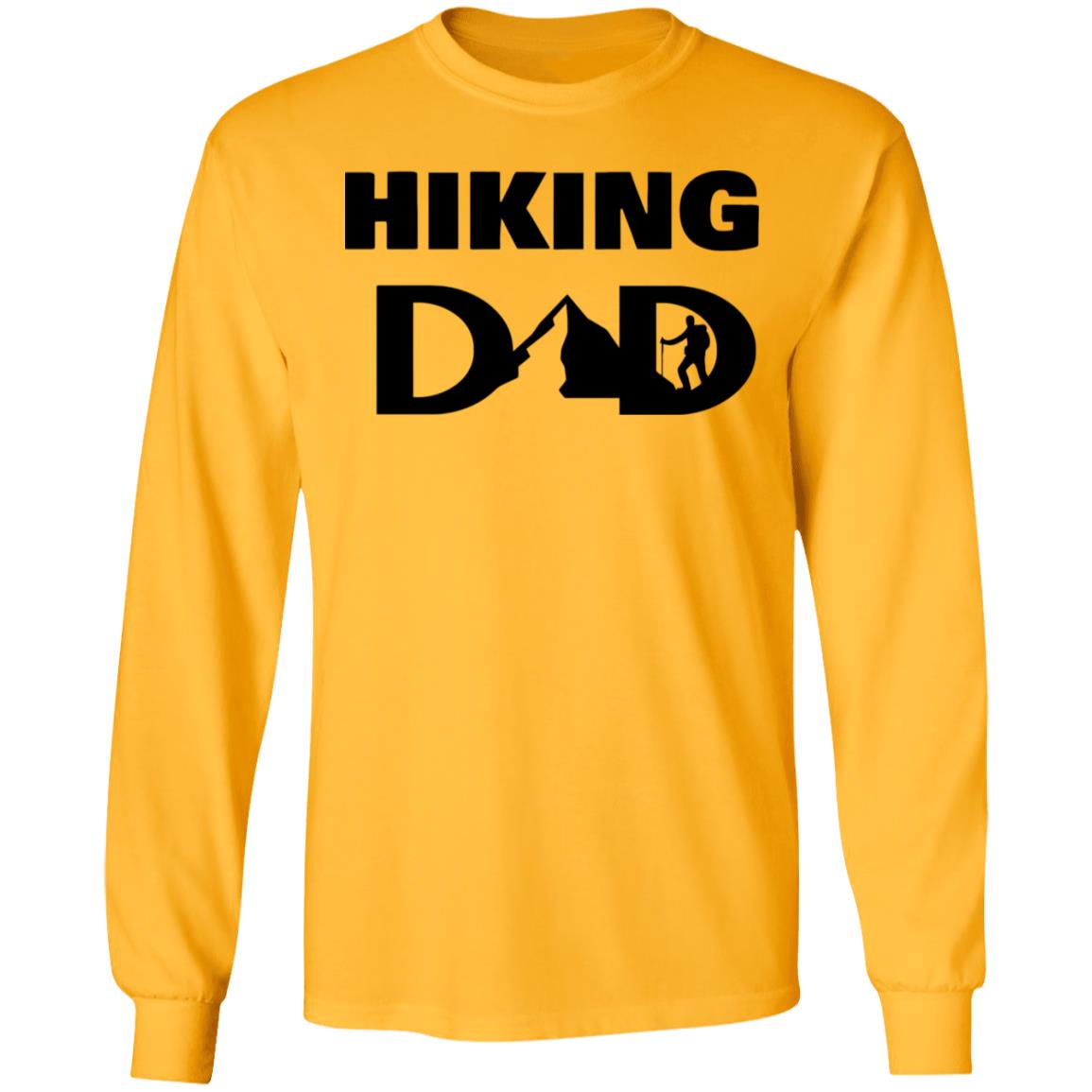 hiking dad t shirt fathers day t shirt white hoodie - Teechipus