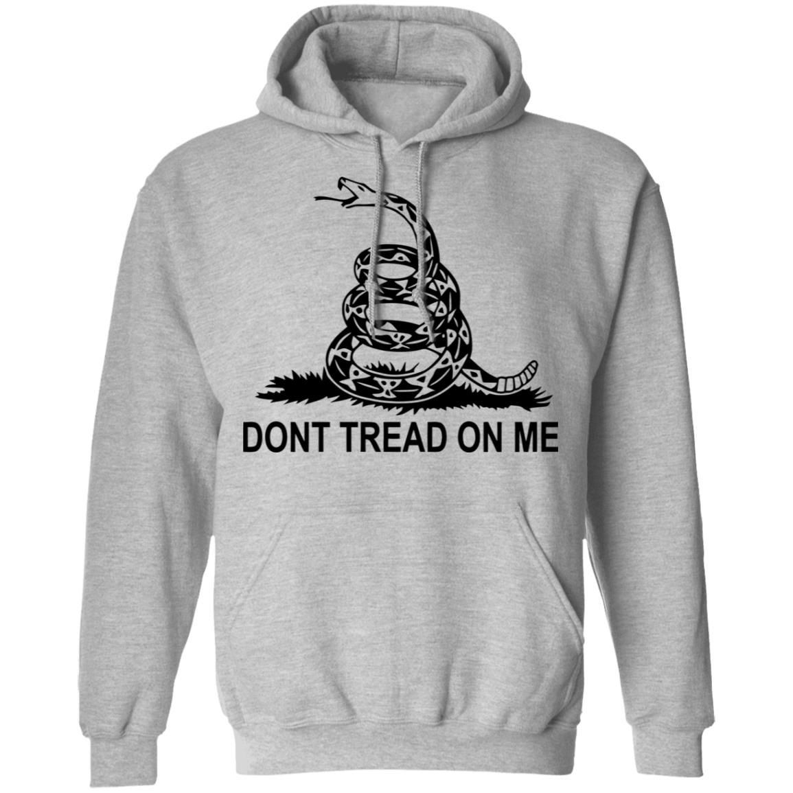 dont tread on me shirt white hoodie t shirt - Teechipus