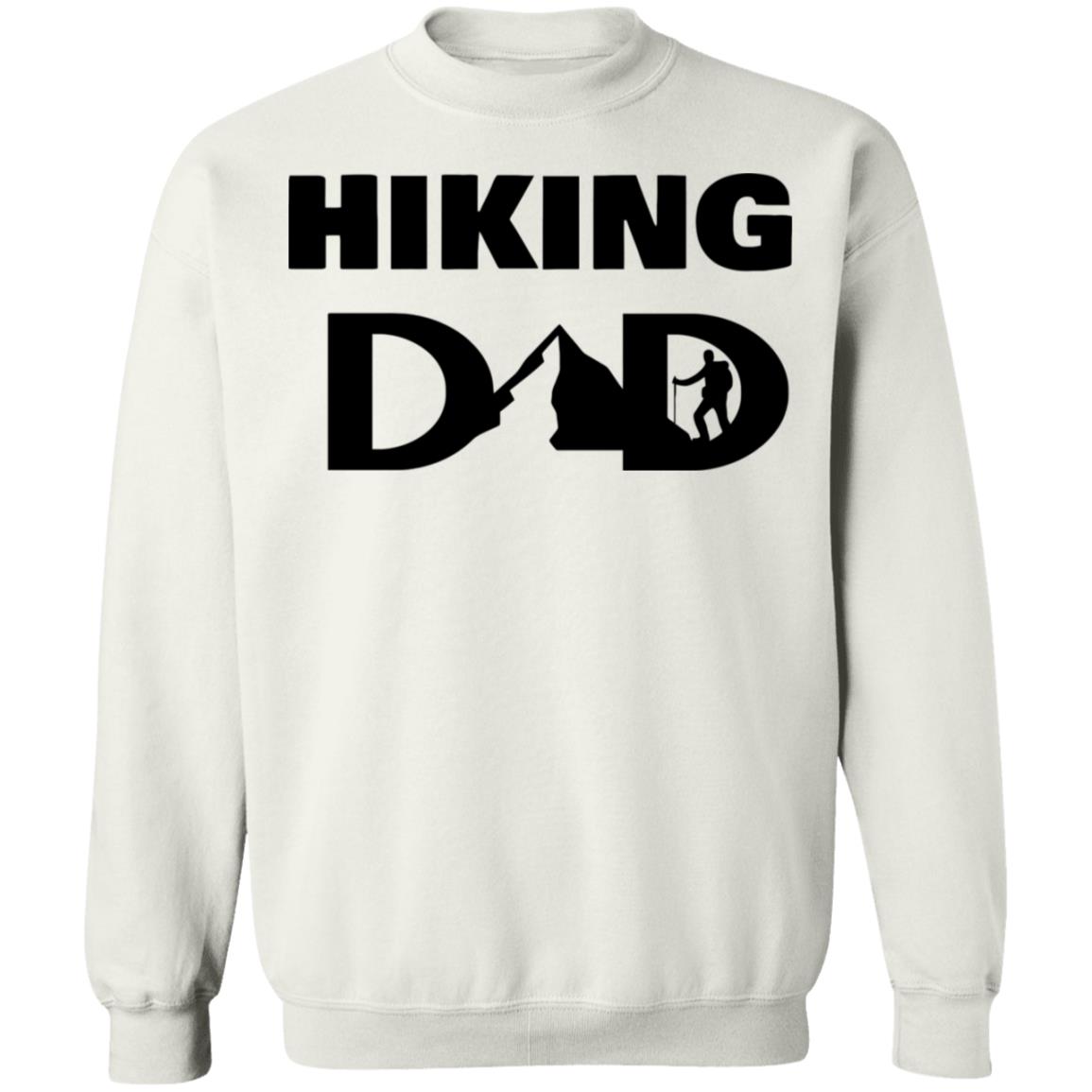 hiking dad t shirt fathers day t shirt white hoodie - Teechipus