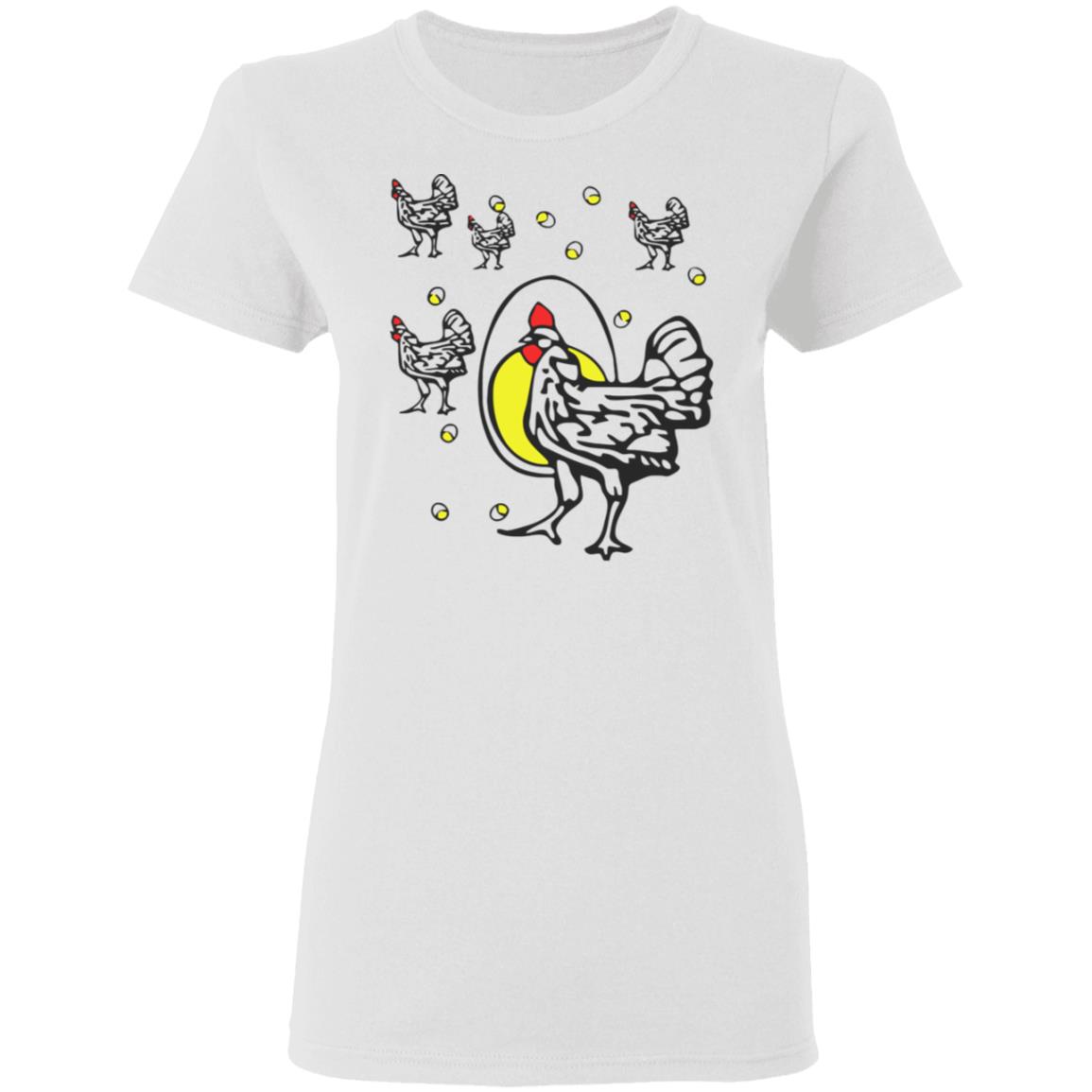 roseanne chicken shirt white hoodie t shirt - Teechipus