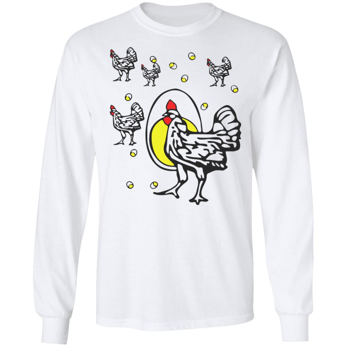 roseanne chicken shirt white hoodie t shirt - Teechipus