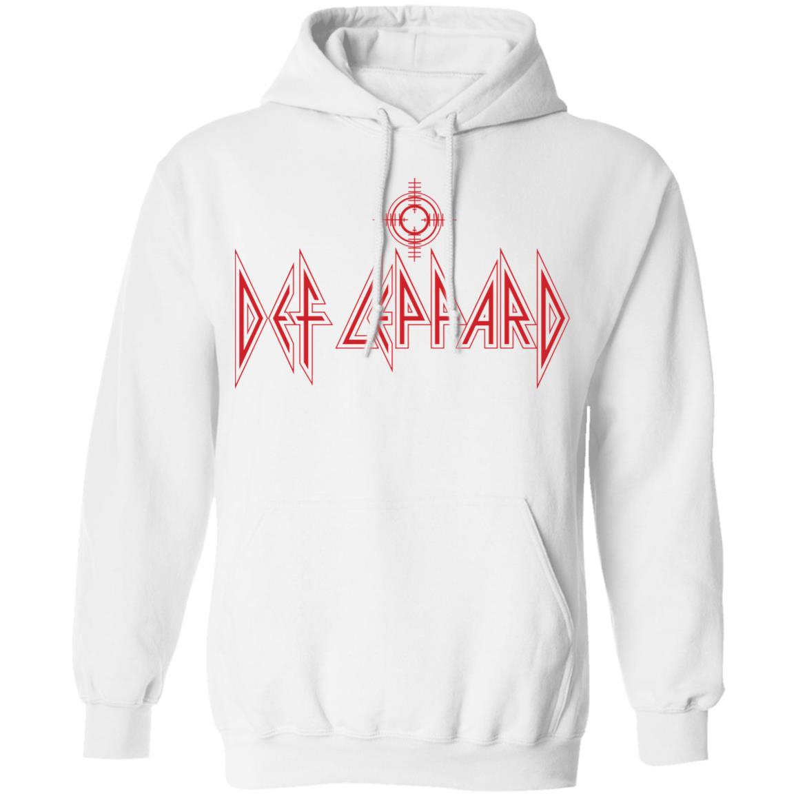 def leppard shirt white hoodie t shirt - Teechipus