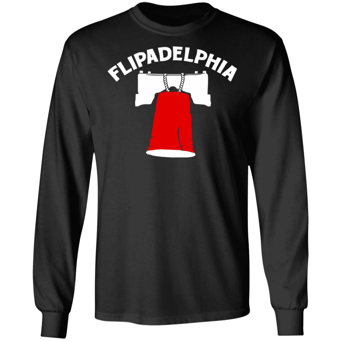 flipadelphia shirt black hoodie t shirt - Teechipus