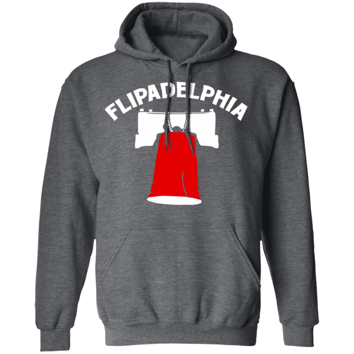 flipadelphia shirt black hoodie t shirt - Teechipus