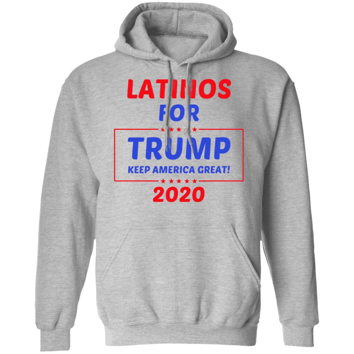 latinos for trump shirt white hoodie t shirt - Teechipus