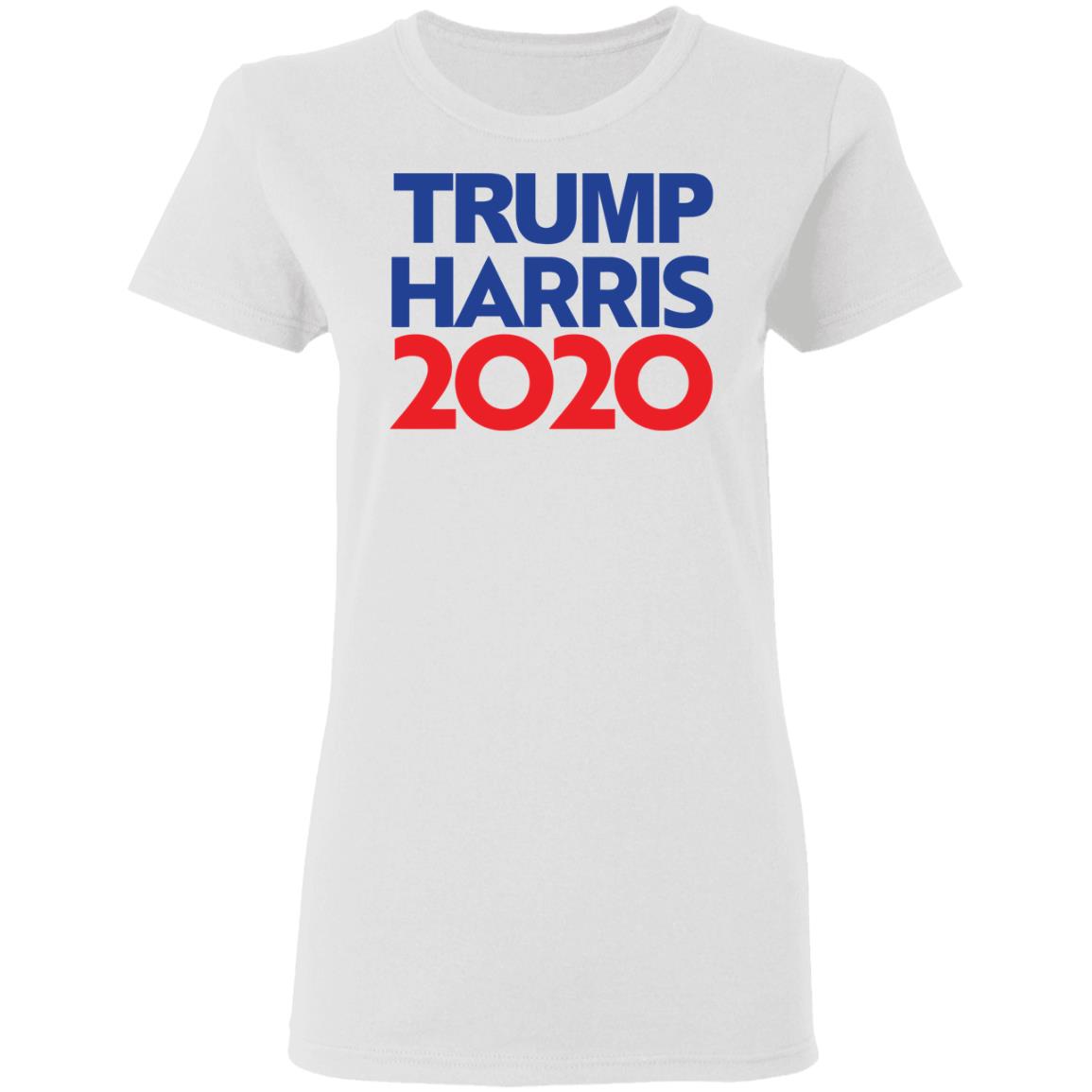 trump harris shirt white hoodie t shirt - Teechipus
