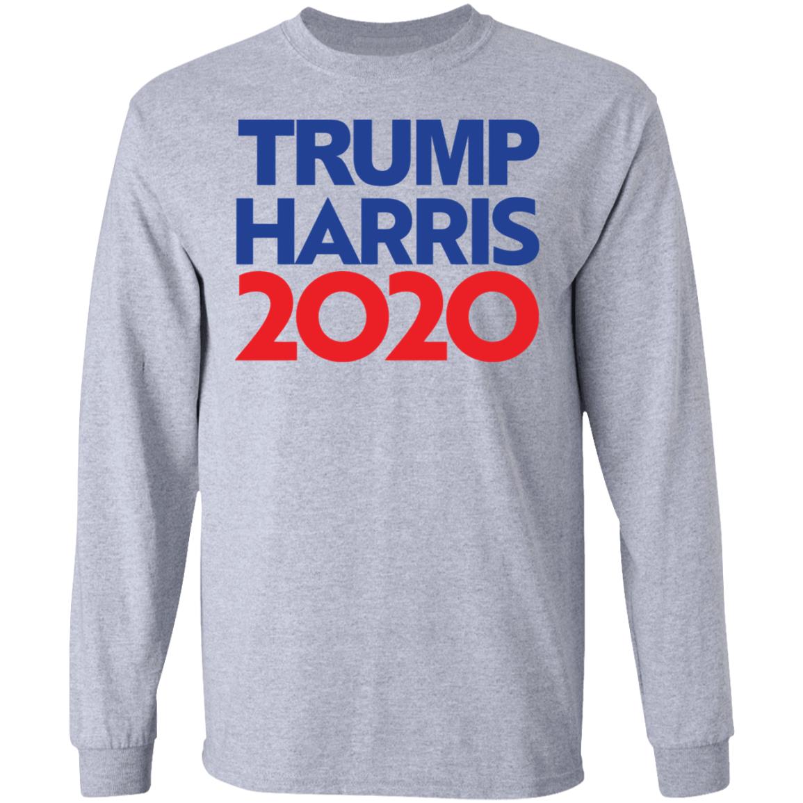 trump harris shirt white hoodie t shirt - Teechipus