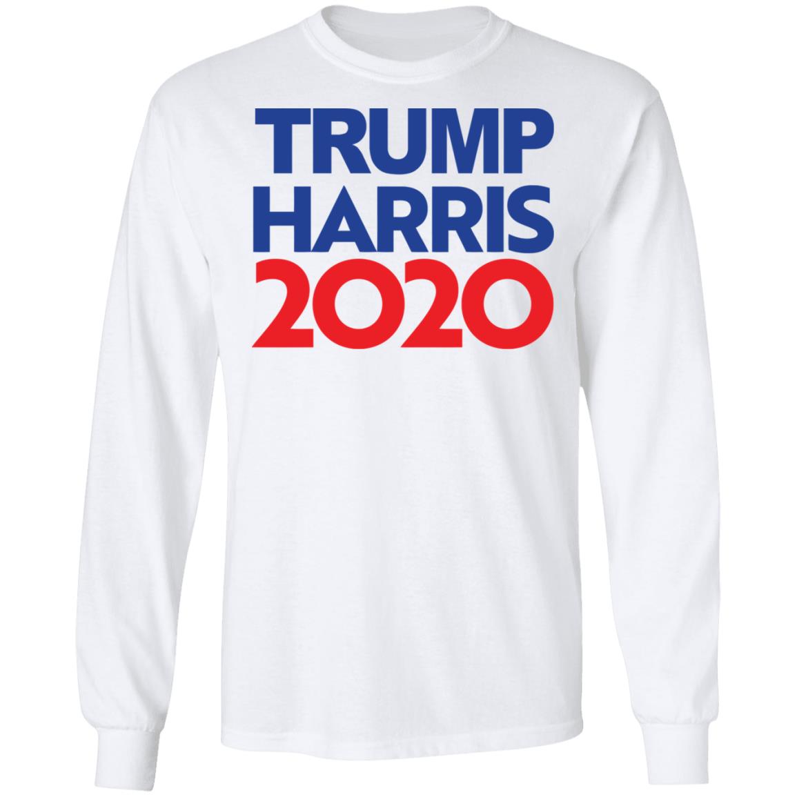 trump harris shirt white hoodie t shirt - Teechipus