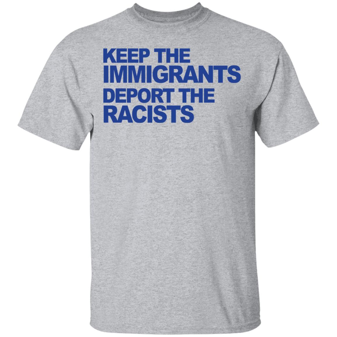 keep the immigrants shirt white hoodie t shirt - Teechipus