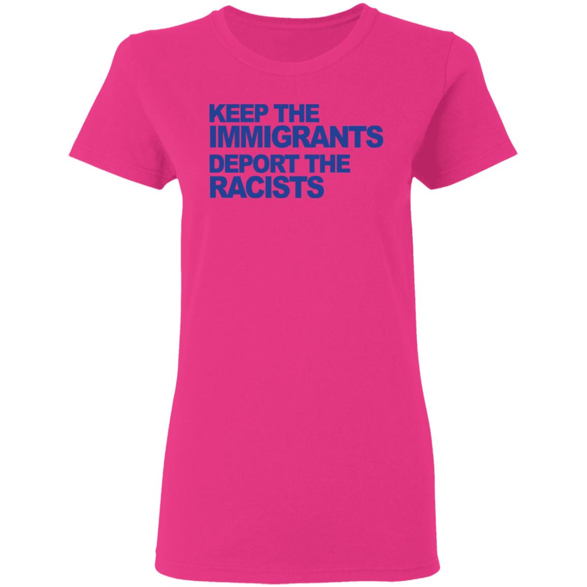 keep the immigrants shirt white hoodie t shirt - Teechipus