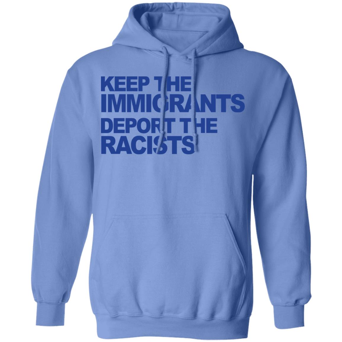 keep the immigrants shirt white hoodie t shirt - Teechipus