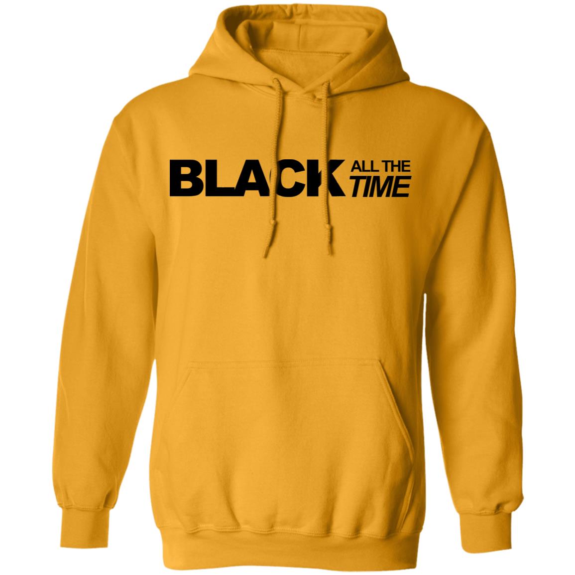 black all the time shirt white hoodie t shirt - Teechipus