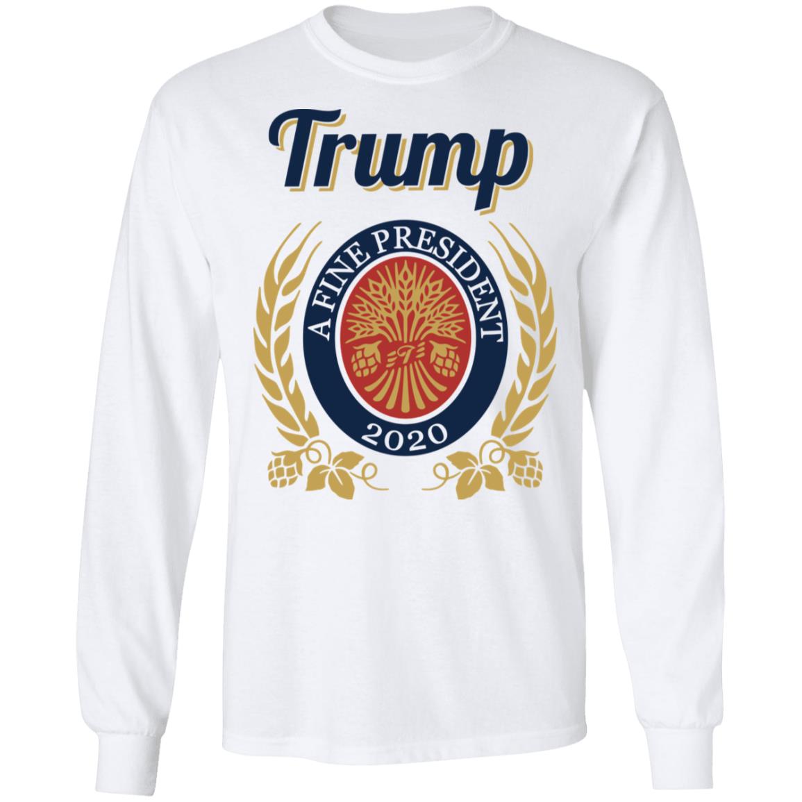 Trump Miller Lite shirt white hoodie t shirt - Teechipus