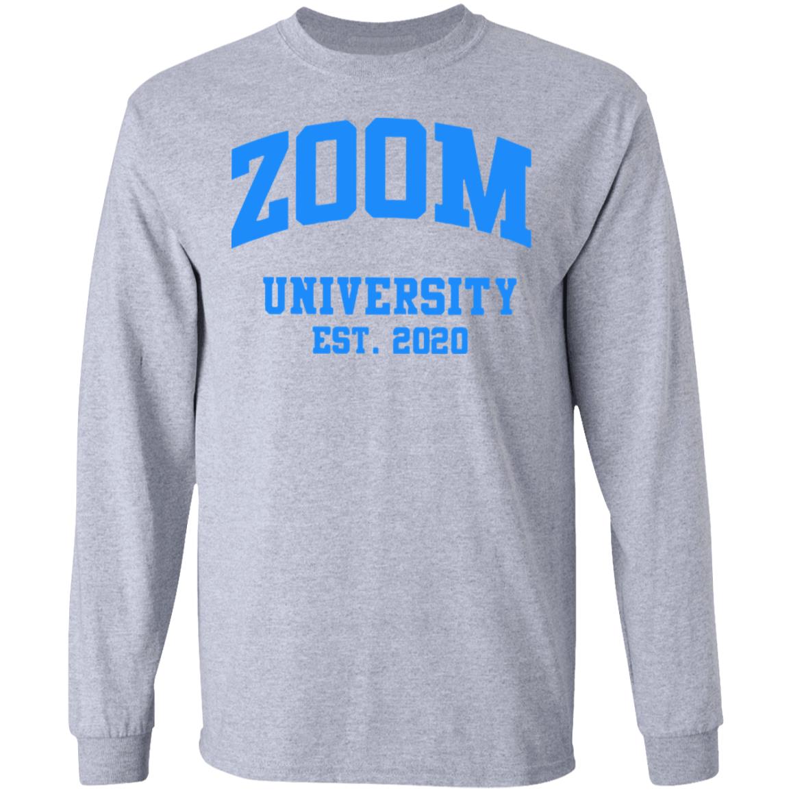 zoom university t shirt white hoodie - Teechipus