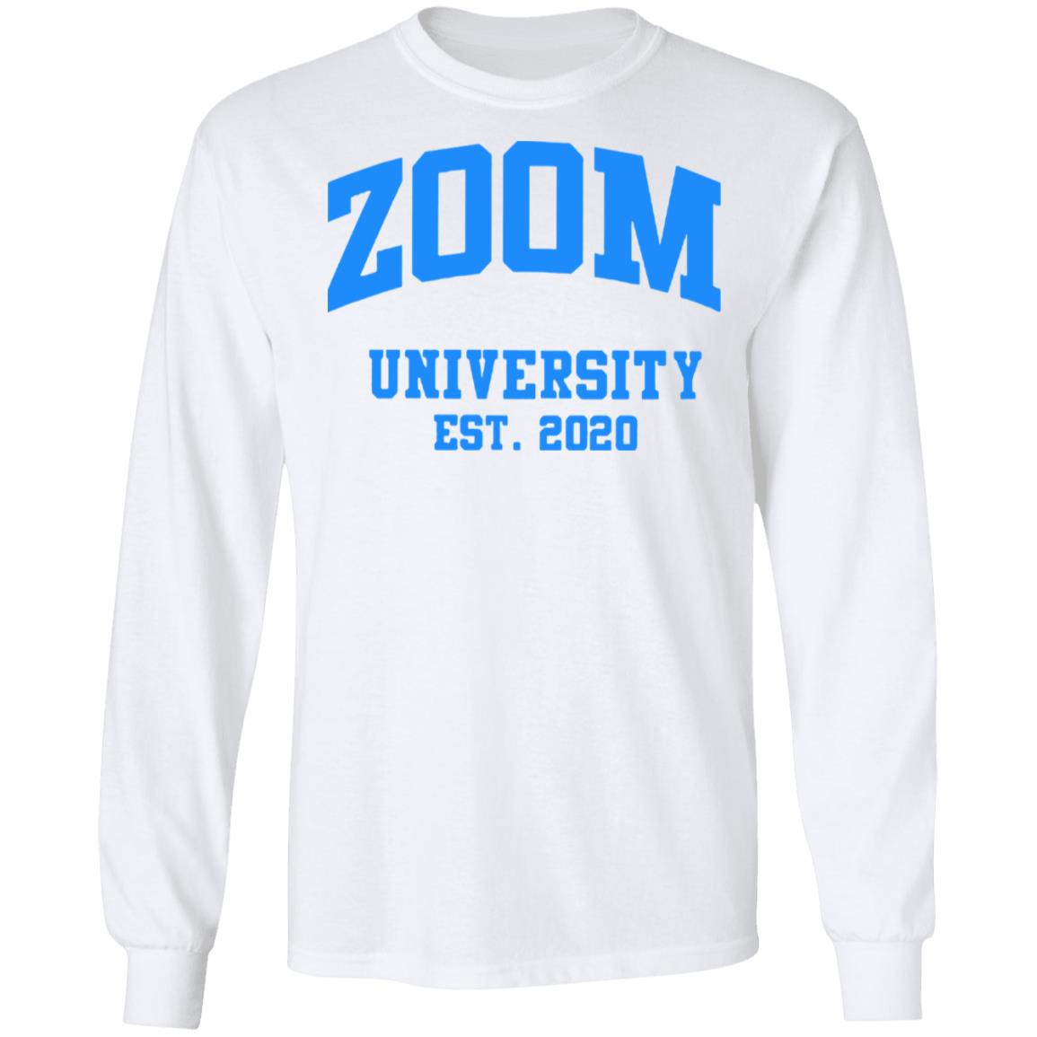 zoom university t shirt white hoodie - Teechipus