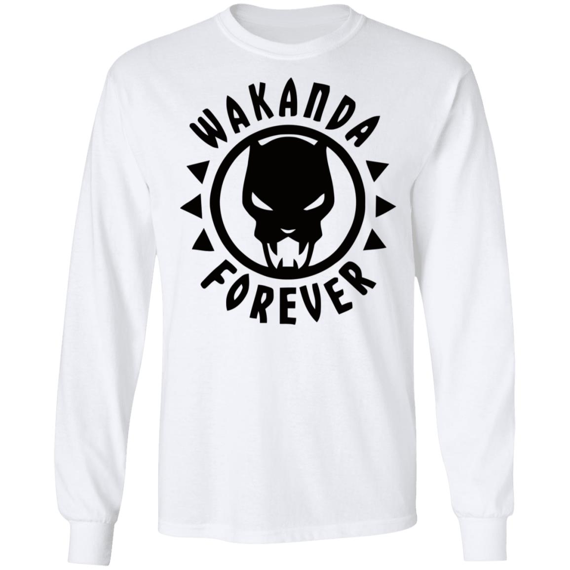 wakanda forever shirt white hoodie t shirt - Teechipus