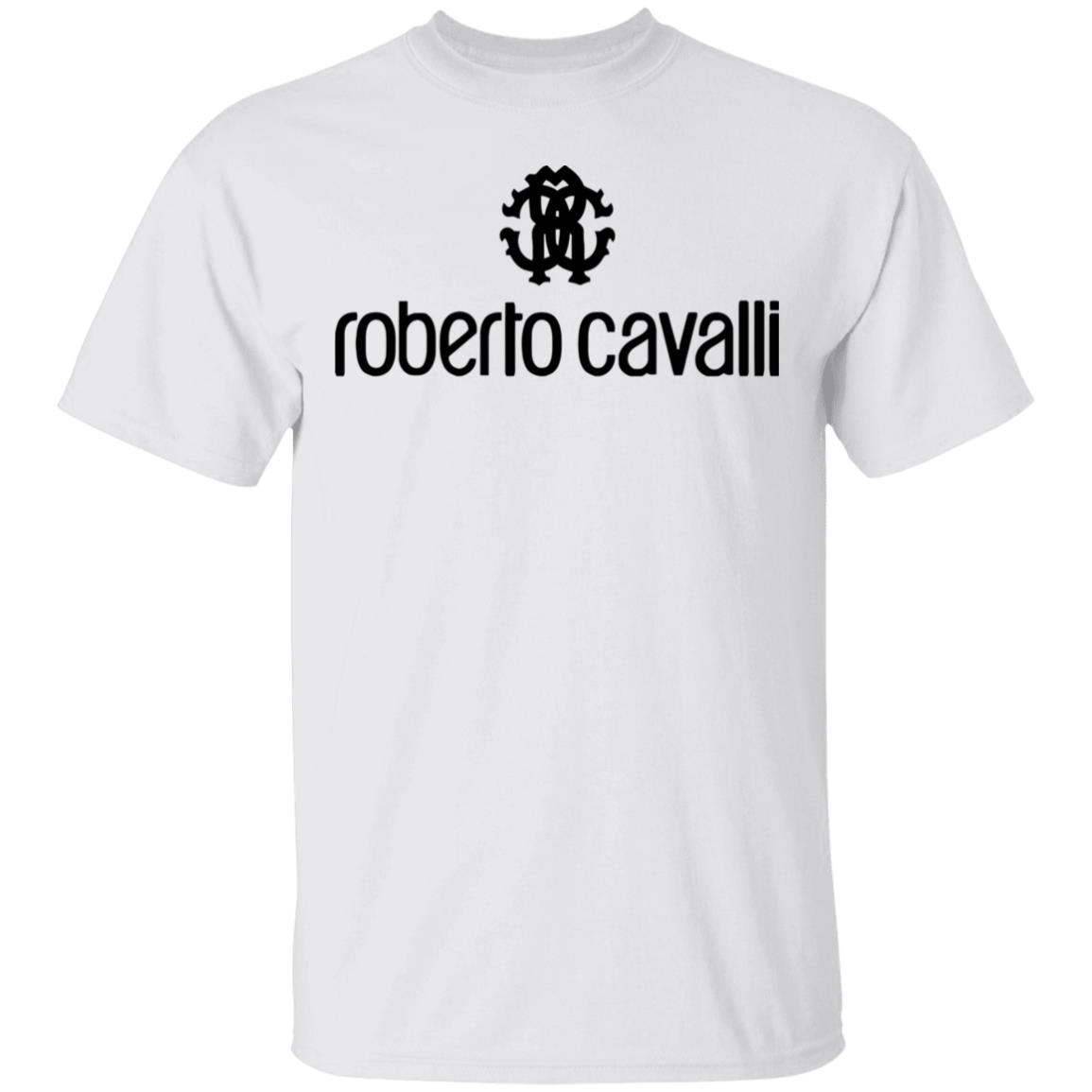 roberto cavalli shirt white hoodie t shirt - Teechipus