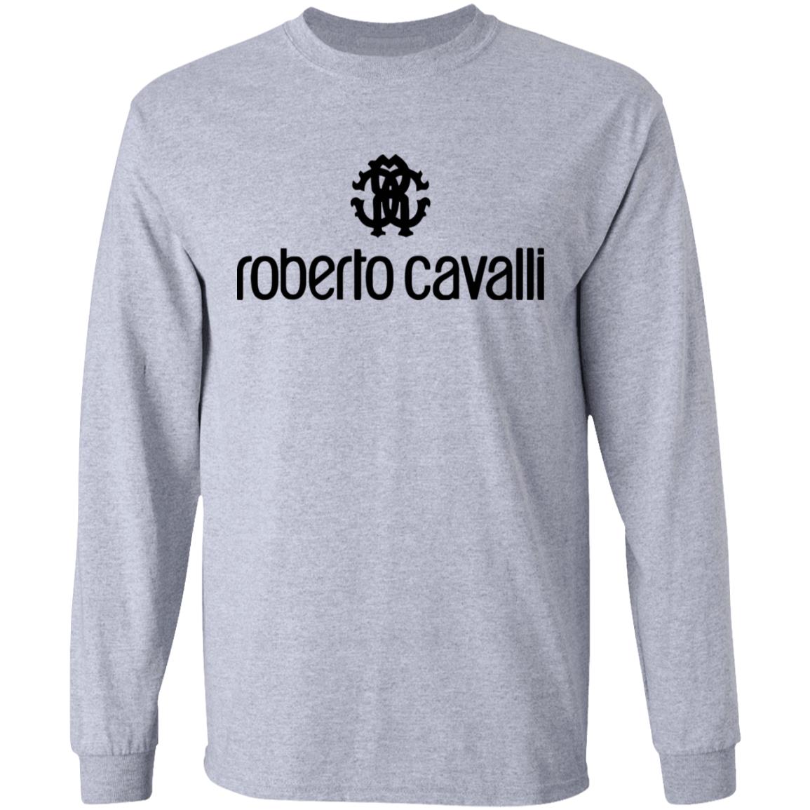 roberto cavalli shirt white hoodie t shirt - Teechipus