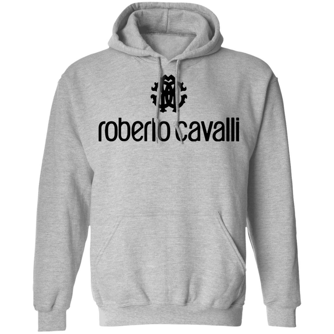 roberto cavalli shirt white hoodie t shirt - Teechipus