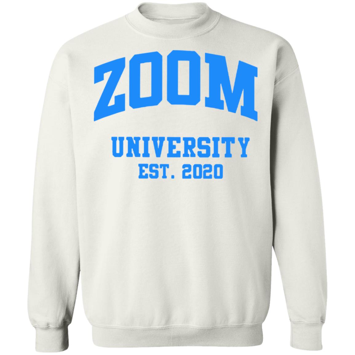 zoom university t shirt white hoodie - Teechipus