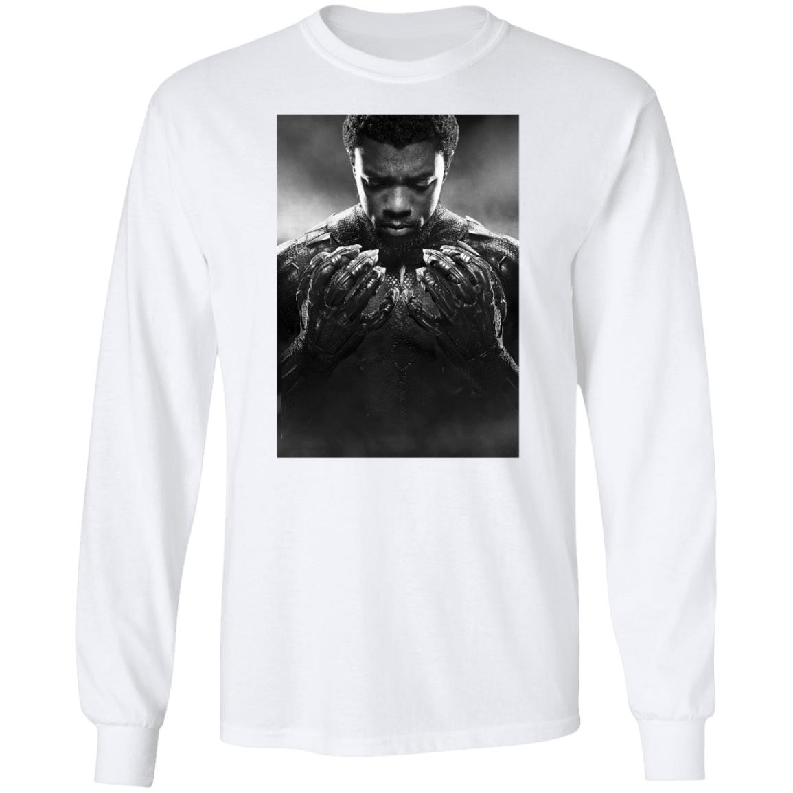 black panther shirt white hoodie sweatshirt t shirt - Teechipus