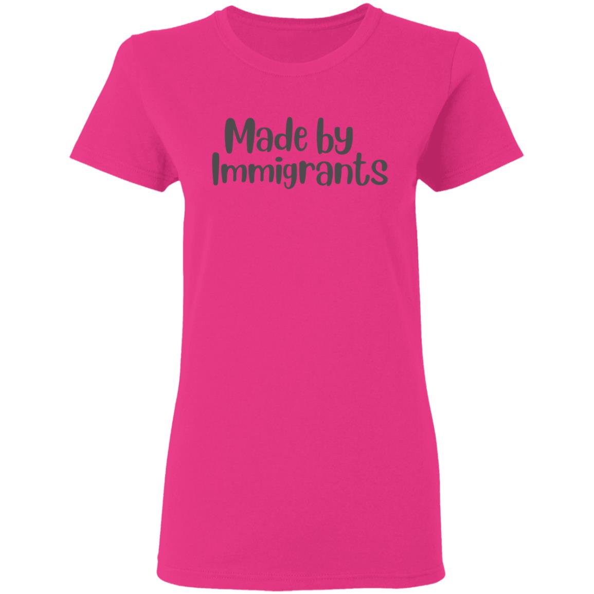 made by immigrants t shirt white hoodie shirt - Teechipus
