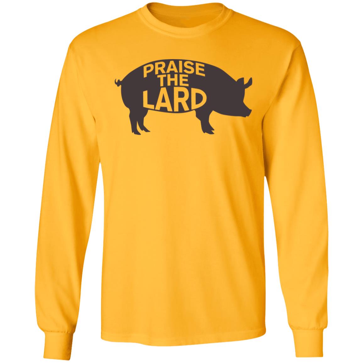 praise the lard shirt white hoodie t shirt - Teechipus