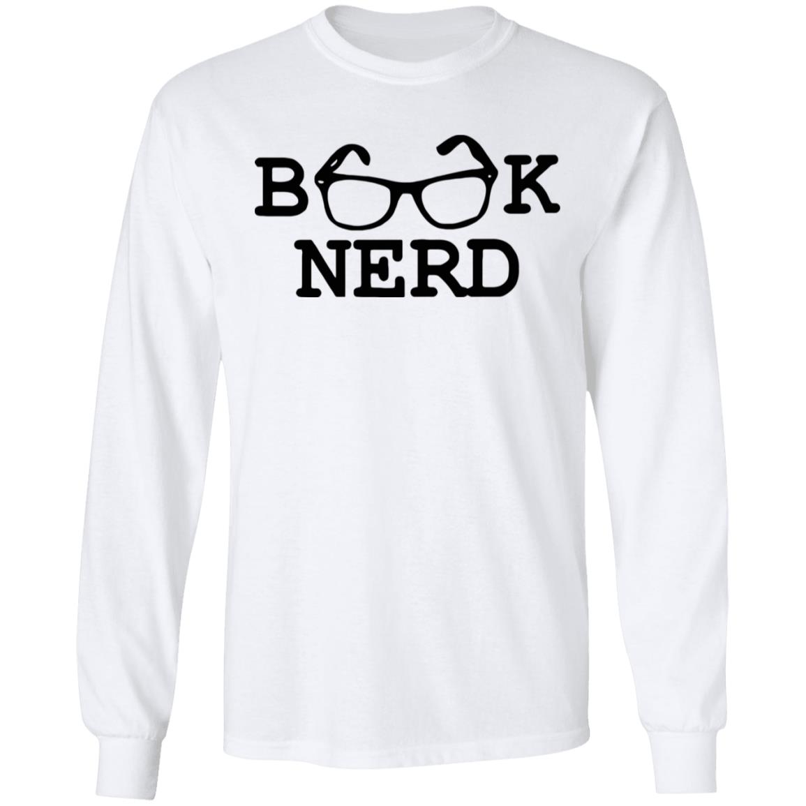 book nerd t shirt white hoodie sweatshirt - Teechipus