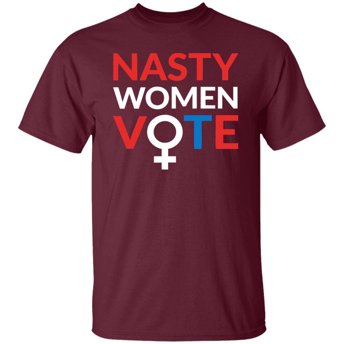 nasty women vote shirt black hoodie t shirt - Teechipus