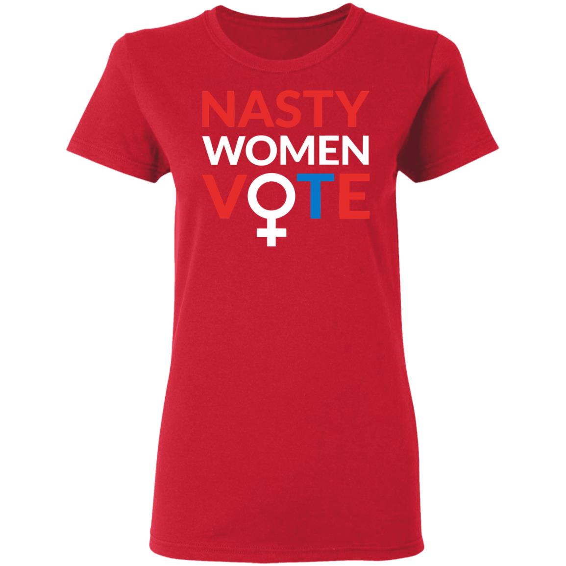 nasty women vote shirt black hoodie t shirt - Teechipus