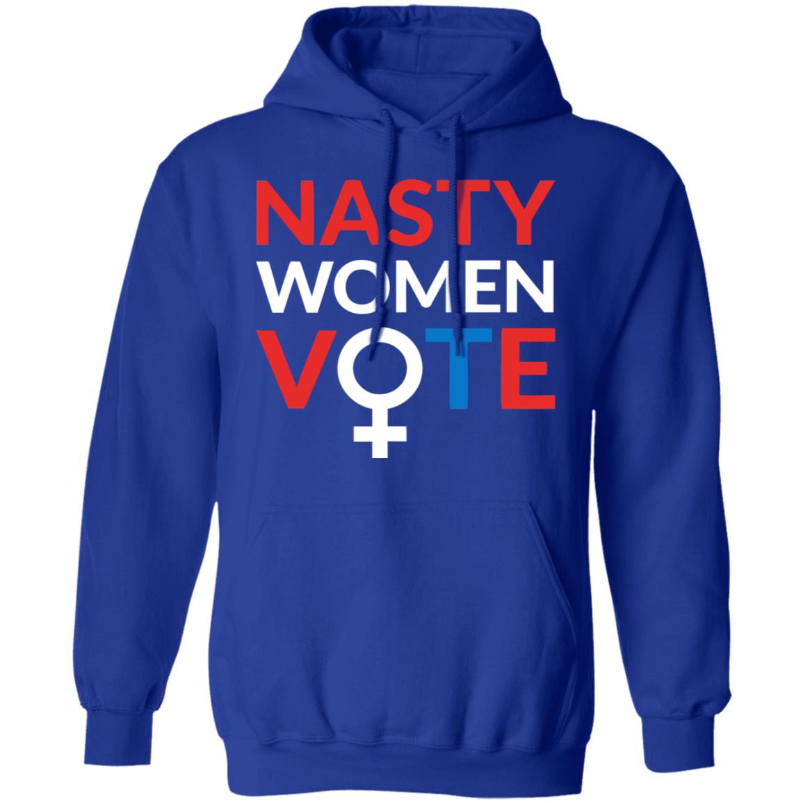 nasty women vote shirt black hoodie t shirt - Teechipus