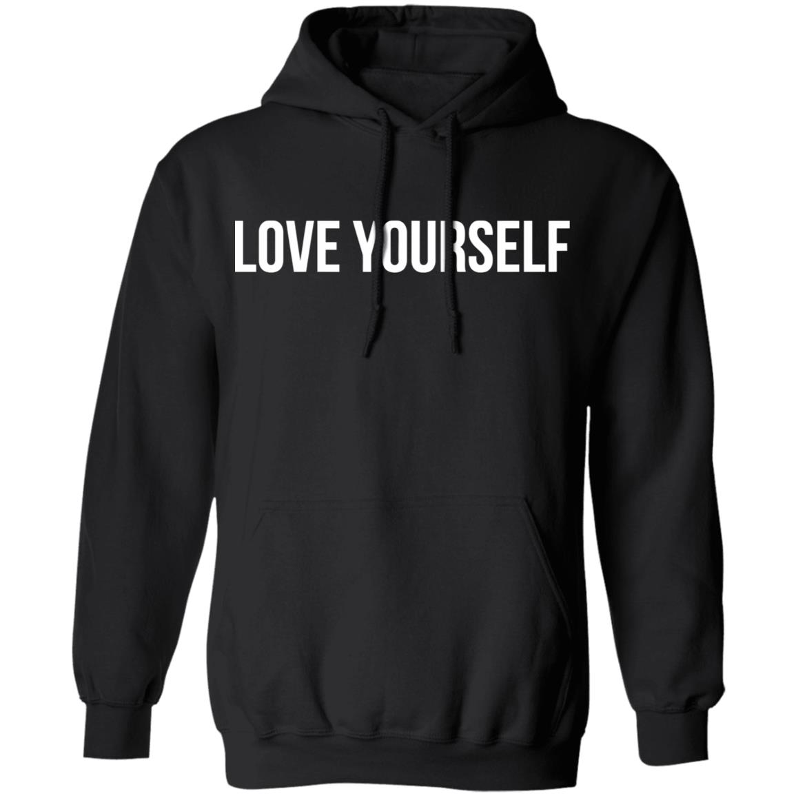 Love Yourself Broken Butterfly shirt black hoodie t shirt - Teechipus