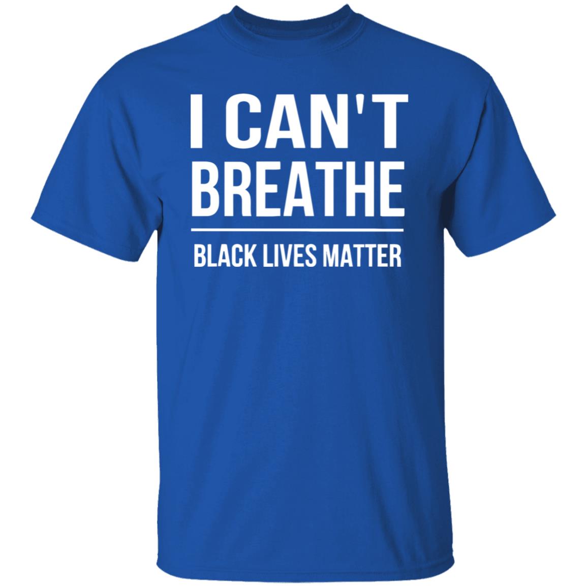 I CAN'T BREATHE BLACK LIVES MATTER shirt black hoodie t shirt - Teechipus