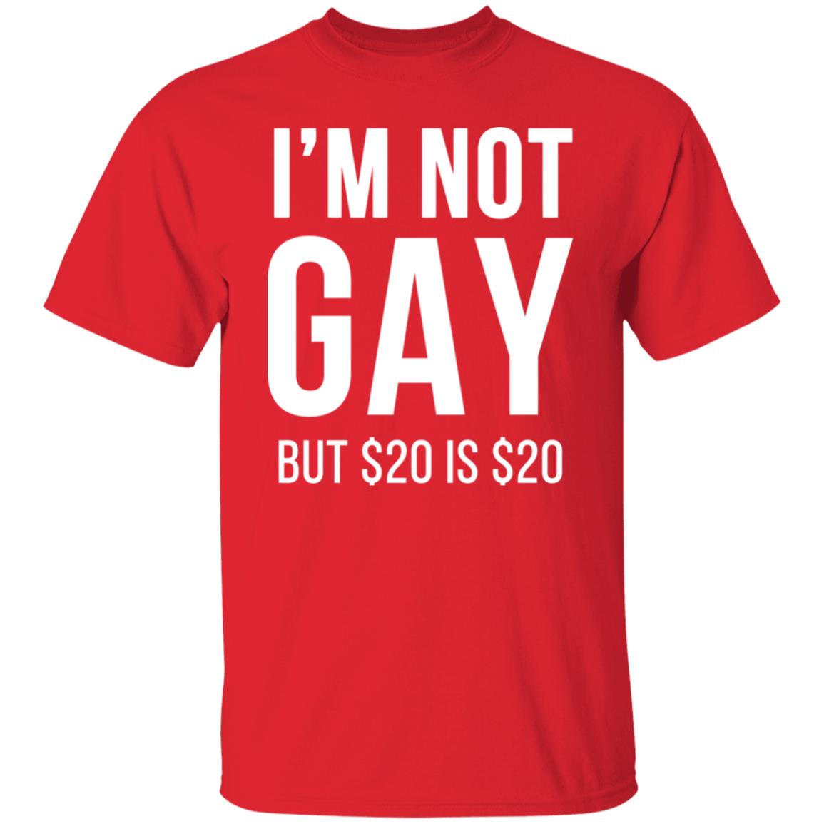 im not gay but $20 is $20 shirt black hoodie t shirt - Teechipus