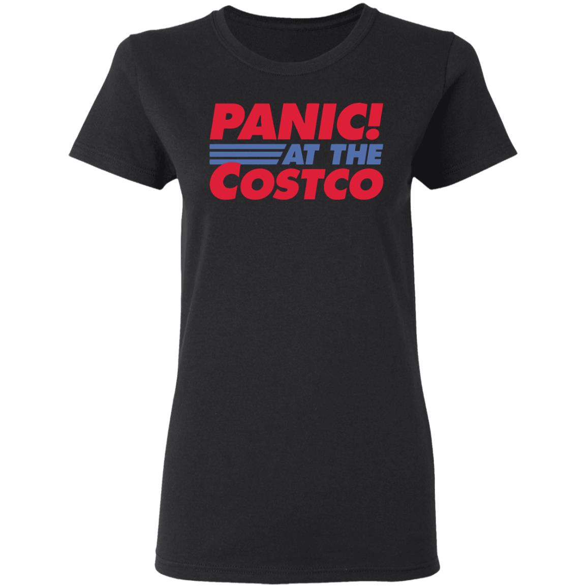 panic at the costco shirt black hoodie - Teechipus