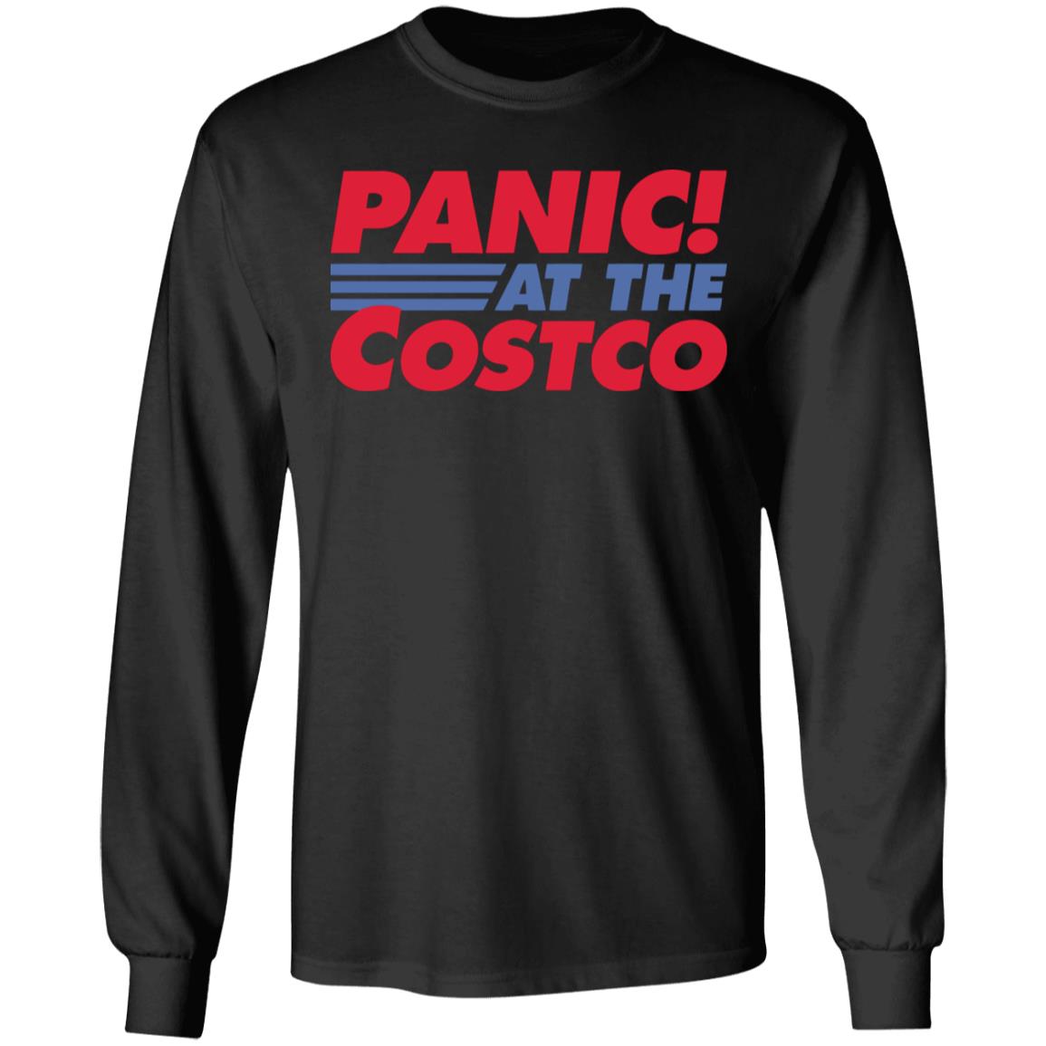 panic at the costco shirt black hoodie - Teechipus