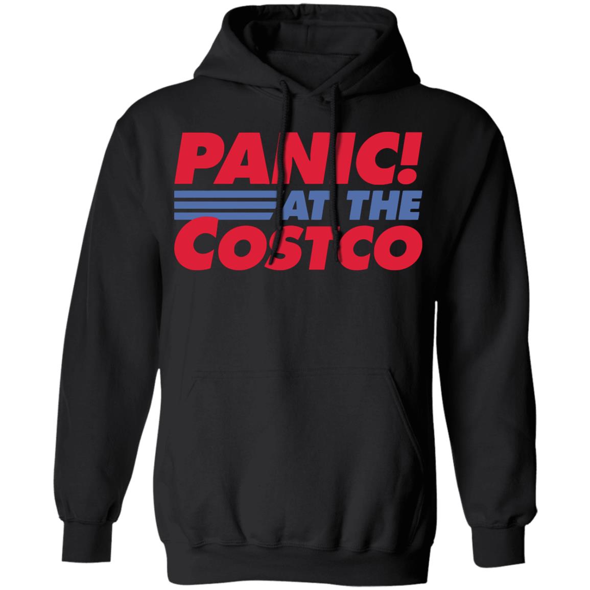 panic at the costco shirt black hoodie - Teechipus