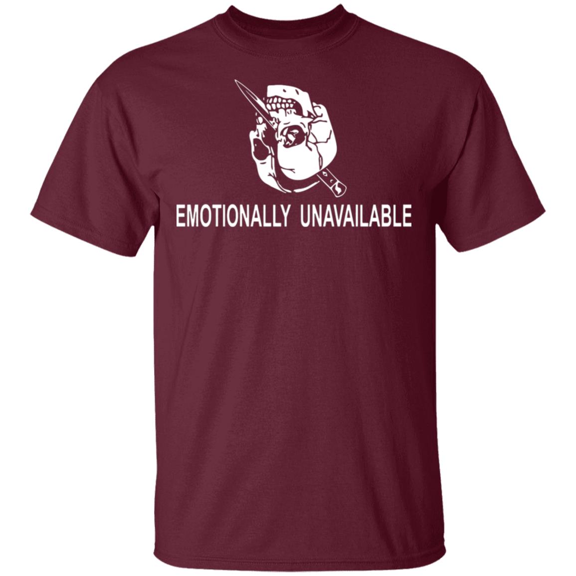 emotionally unavailable shirt black hoodie t shirt - Teechipus