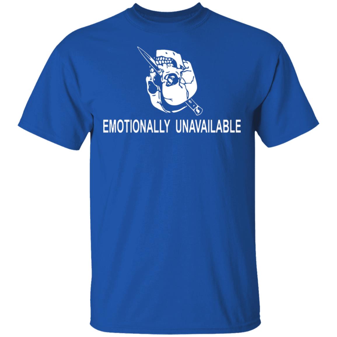 emotionally unavailable shirt black hoodie t shirt - Teechipus
