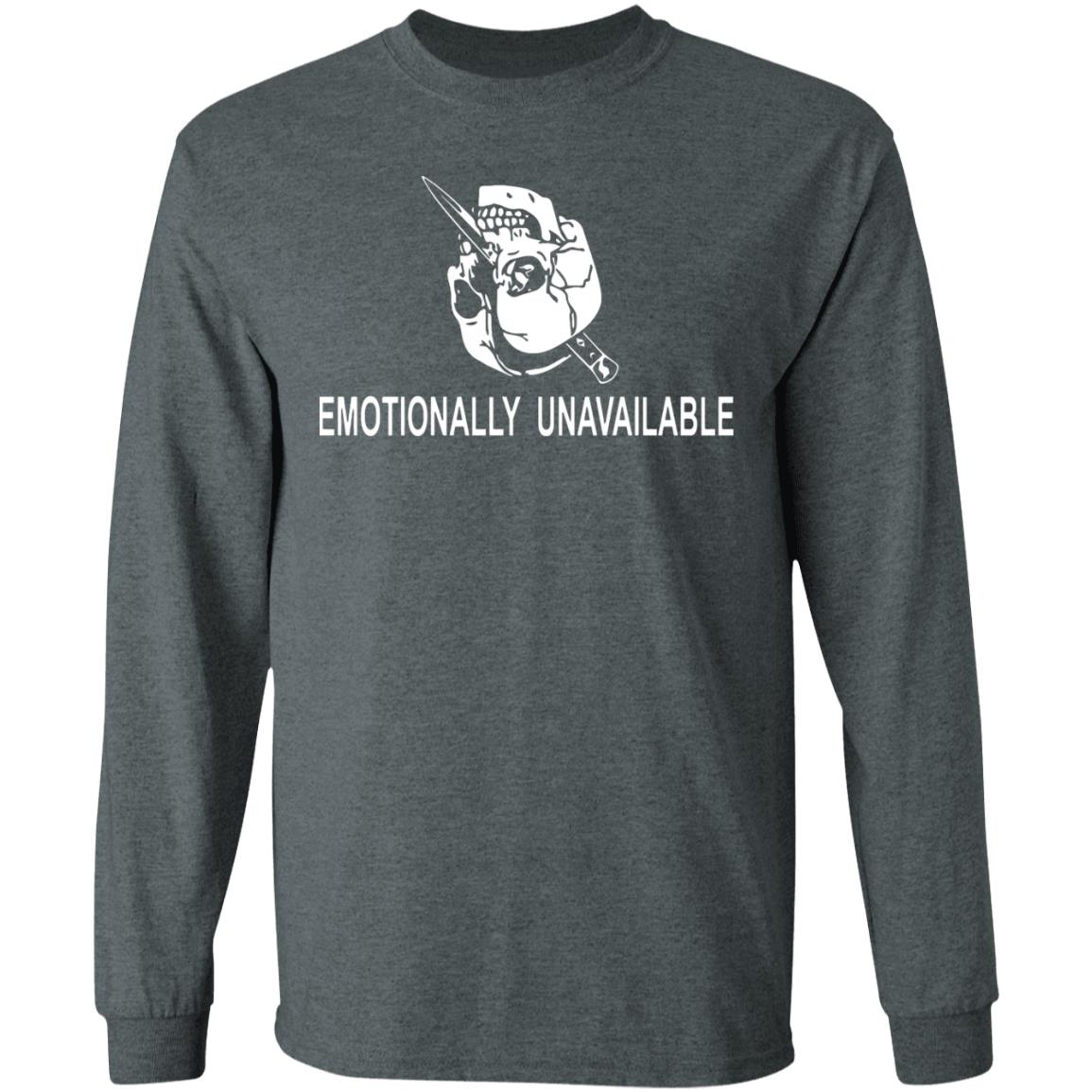 emotionally unavailable shirt black hoodie t shirt - Teechipus